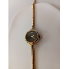 VINTAGE Airin γυναικείο ρολόι με επίχρυσο καντράν και χρυσό μπρασελέ λουράκι (VIN30)